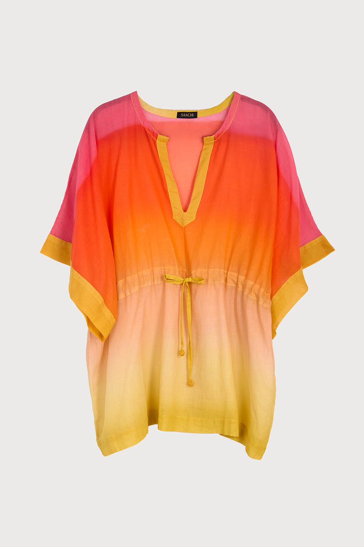 Sunrise Tie Front Kaftan