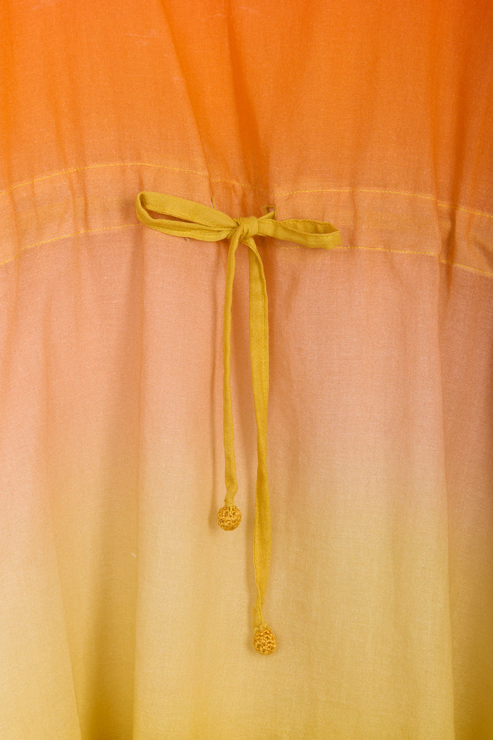 Sunrise Tie Front Kaftan