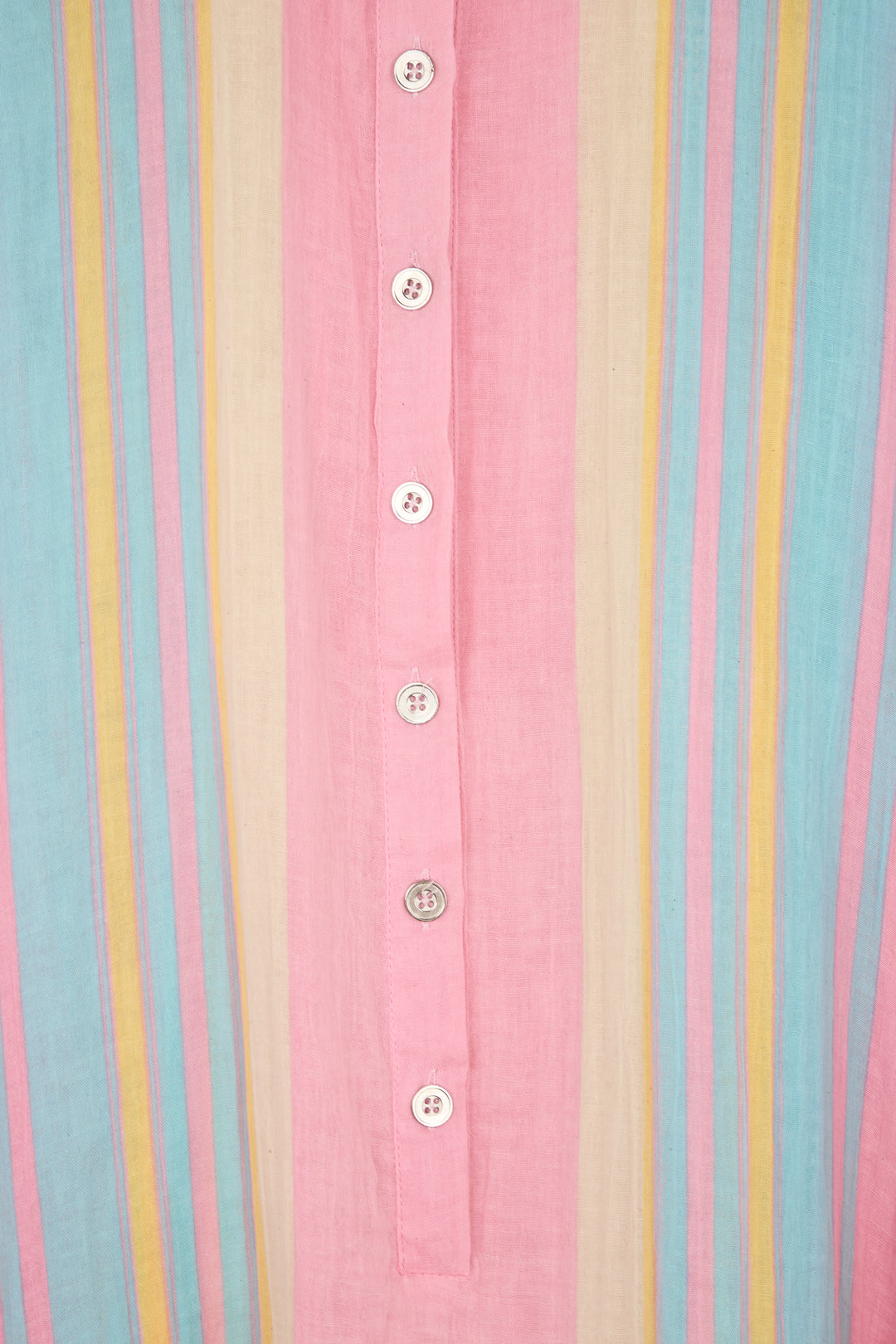 Striped Collared Kaftan