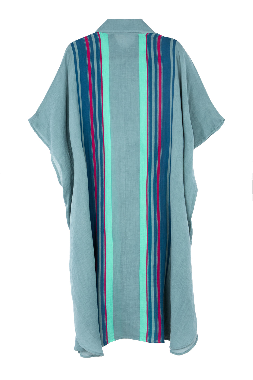 Striped Collared Kaftan