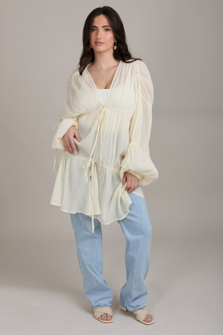 Coastal Breeze Kimono Cover Up