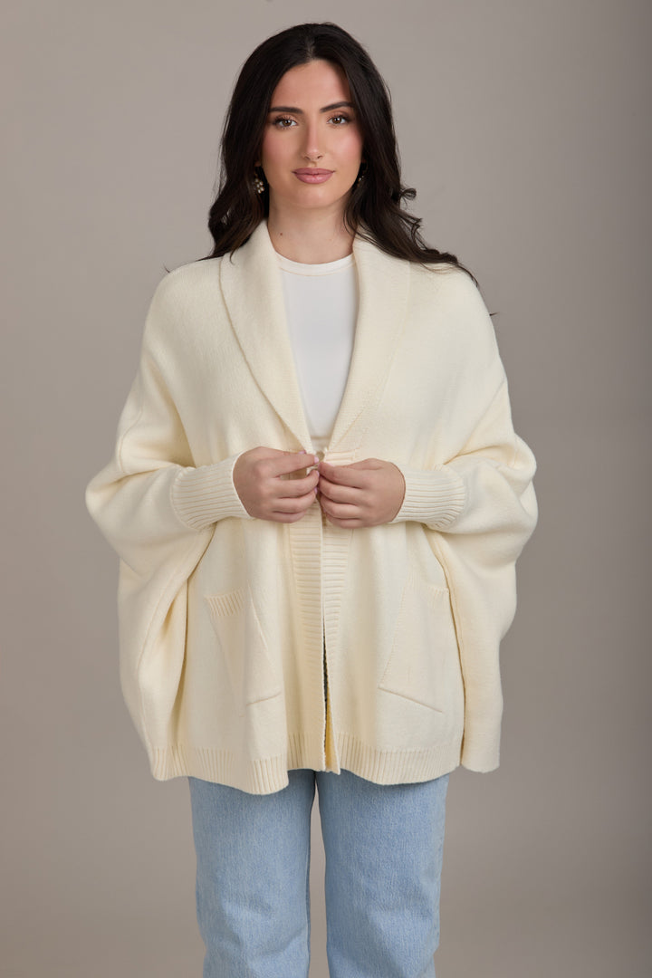 Open Front Oversize Cardigan