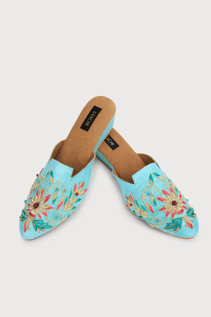 Agara Motif Shoe Mule