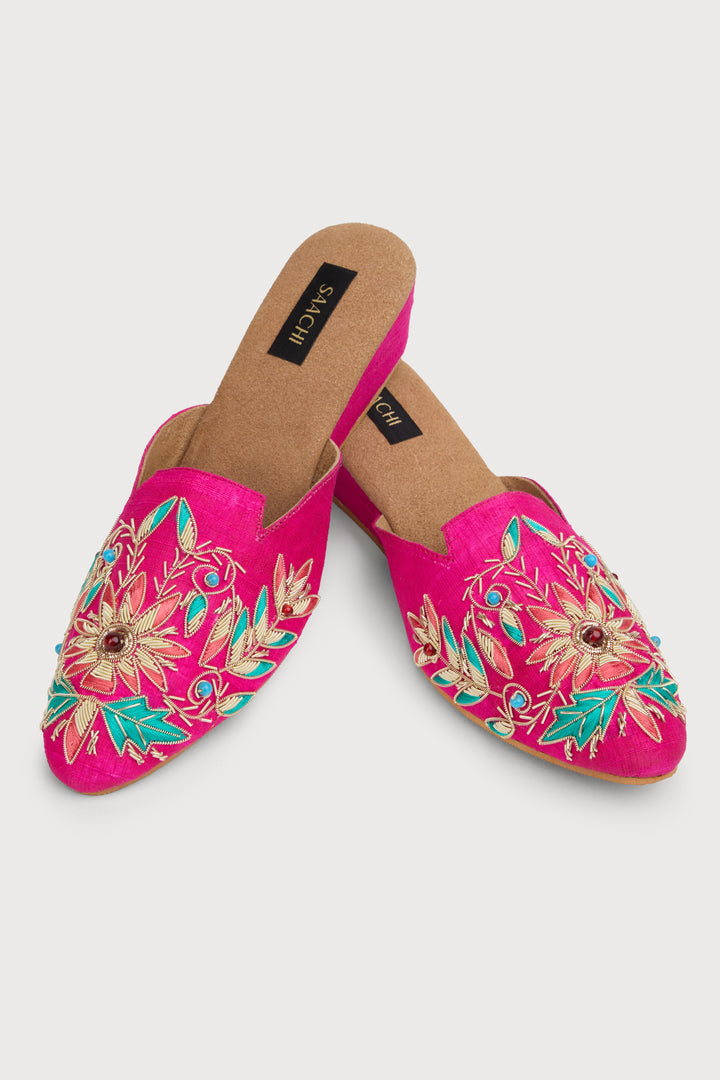 Agara Motif Shoe Mule