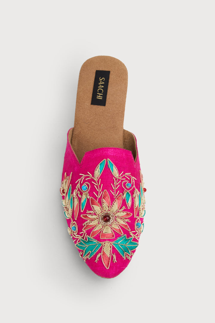 Agara Motif Shoe Mule