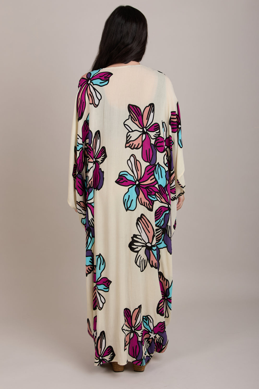 Tropical Floral Kaftan