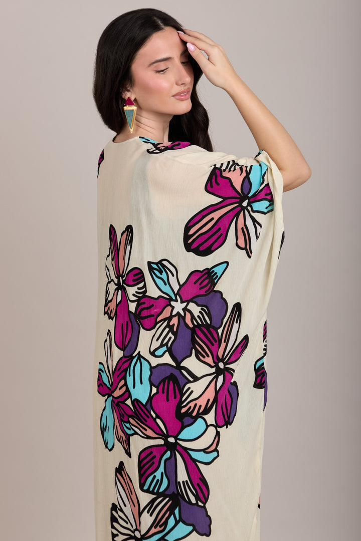 Tropical Floral Kaftan