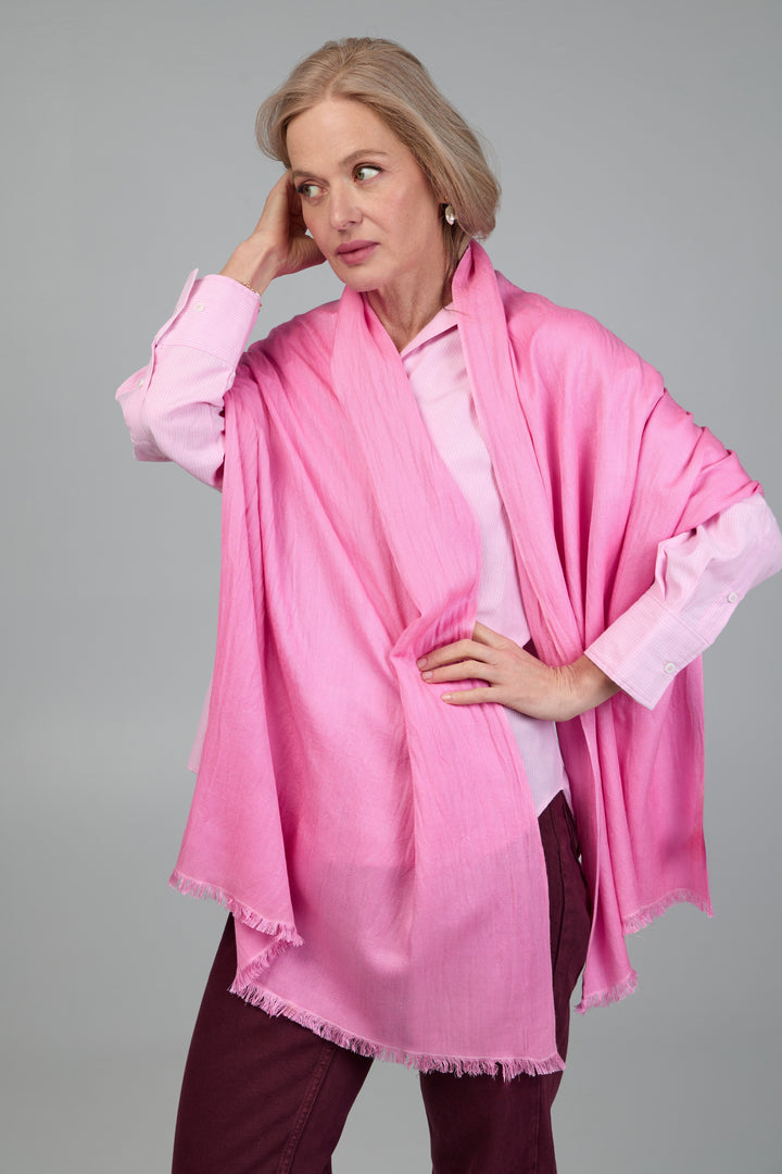 Eyelash Fringed Cashmere Scarf