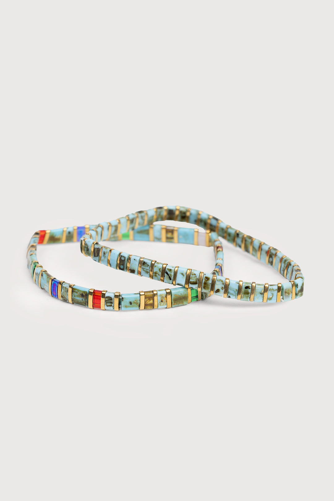 Rainbow Stretch Bracelet Set