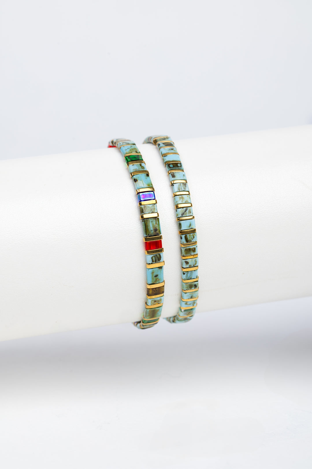 Rainbow Stretch Bracelet Set