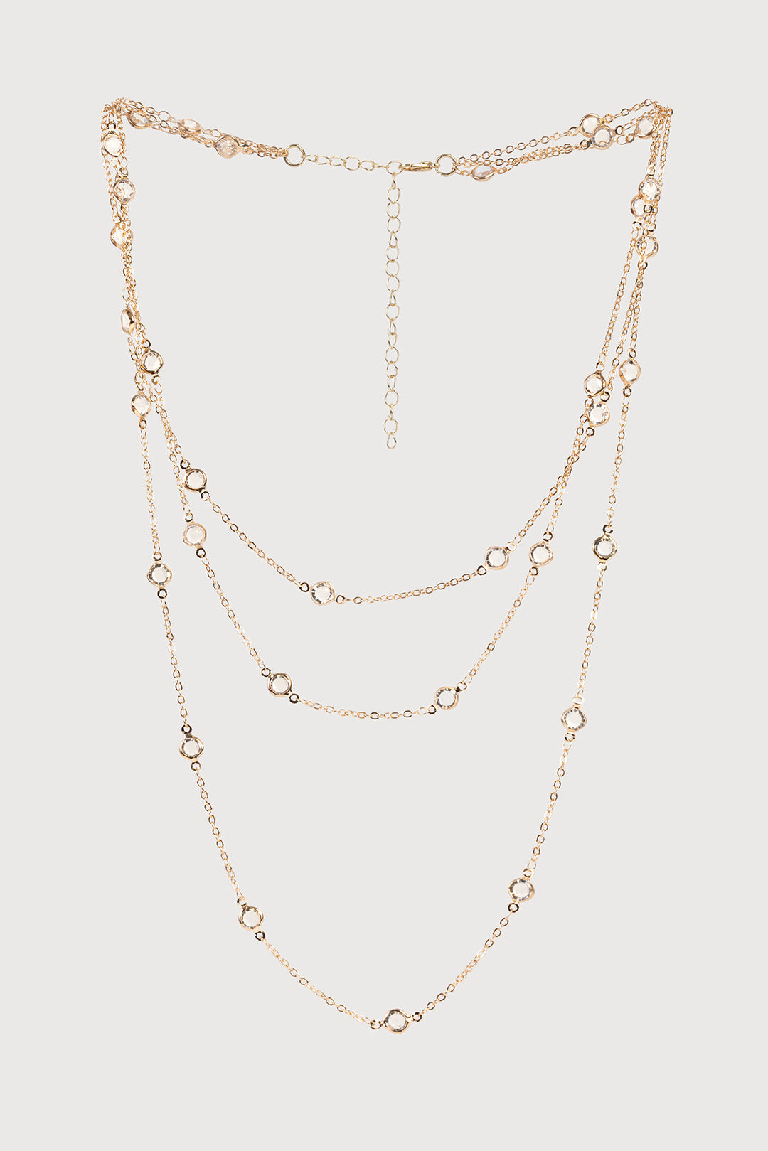 Glass 3-Layer Necklace