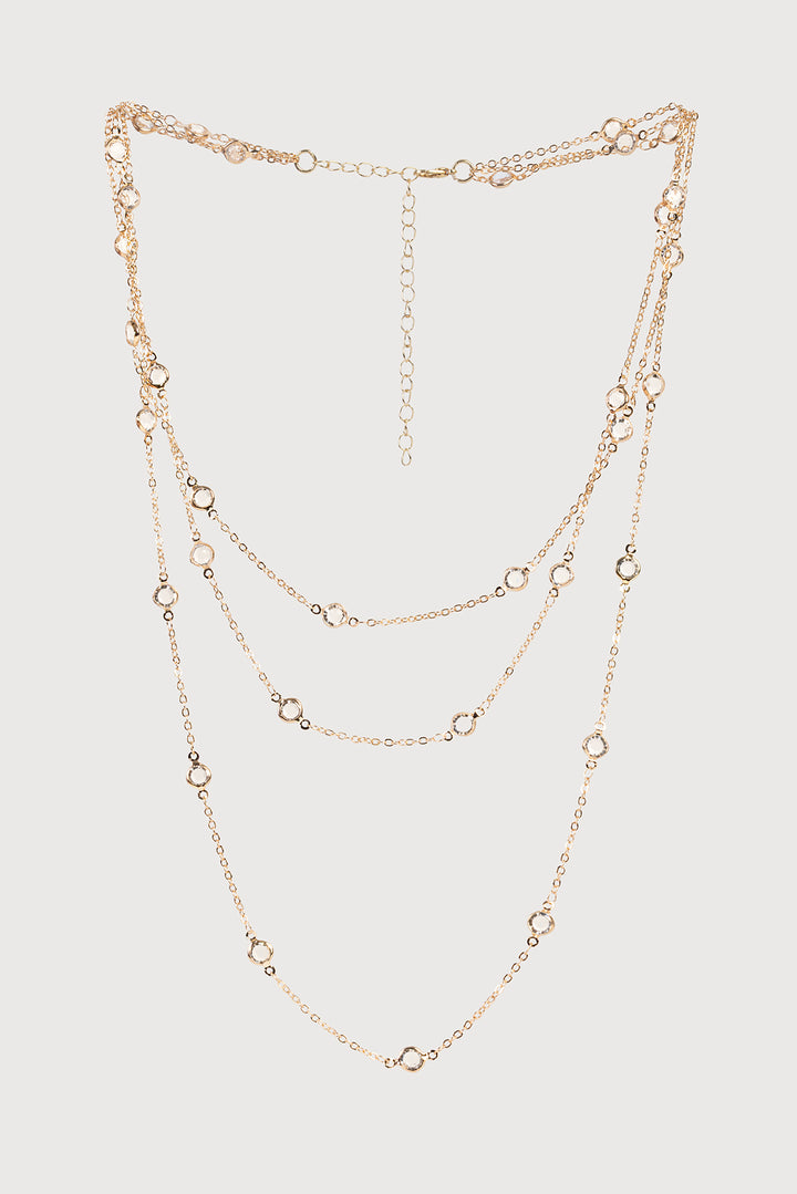 Glass 3-Layer Necklace