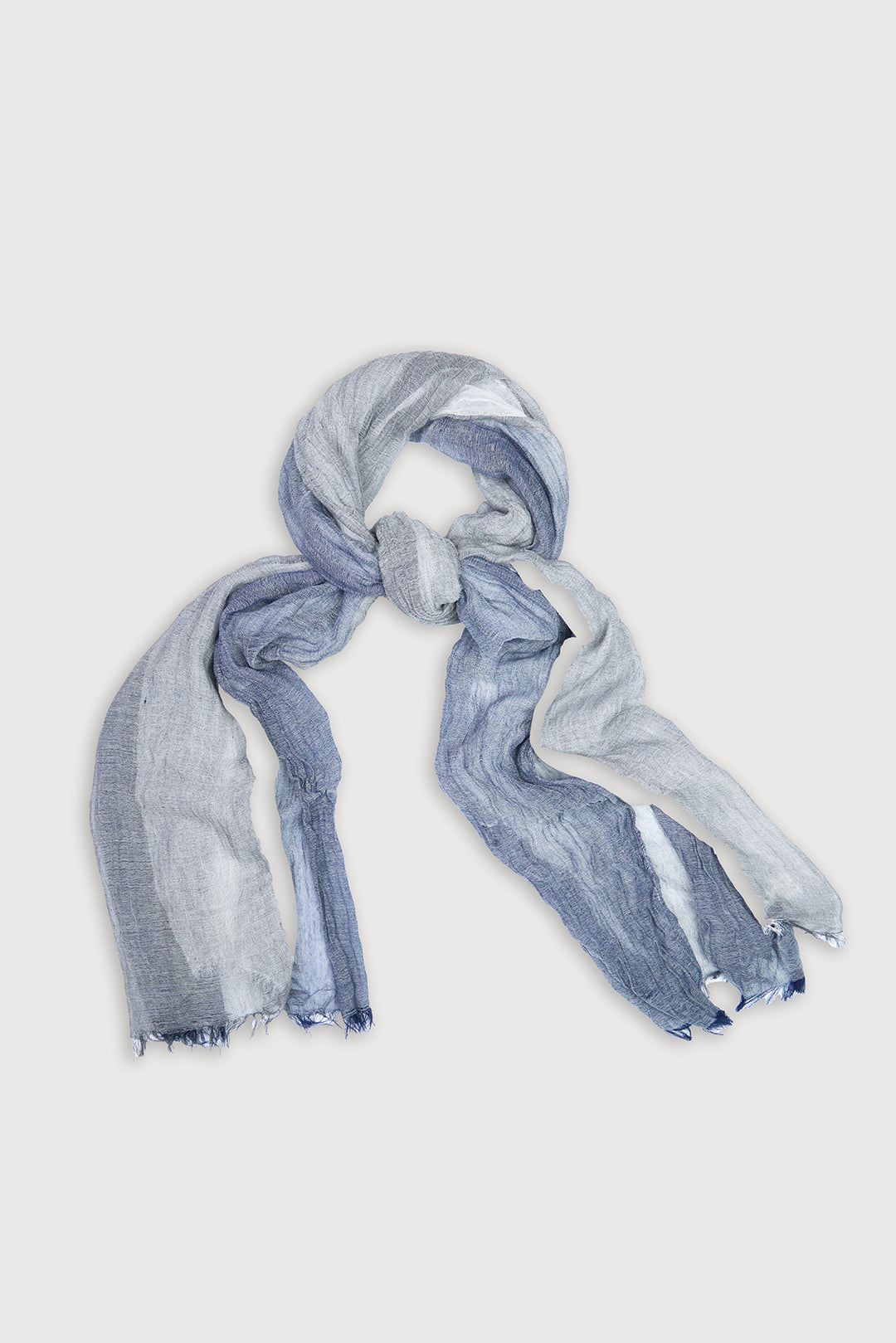 Striped Fringed Beach Scarf