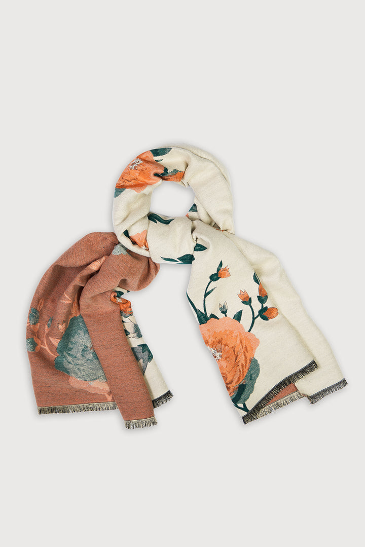 Floral Reversible Scarf