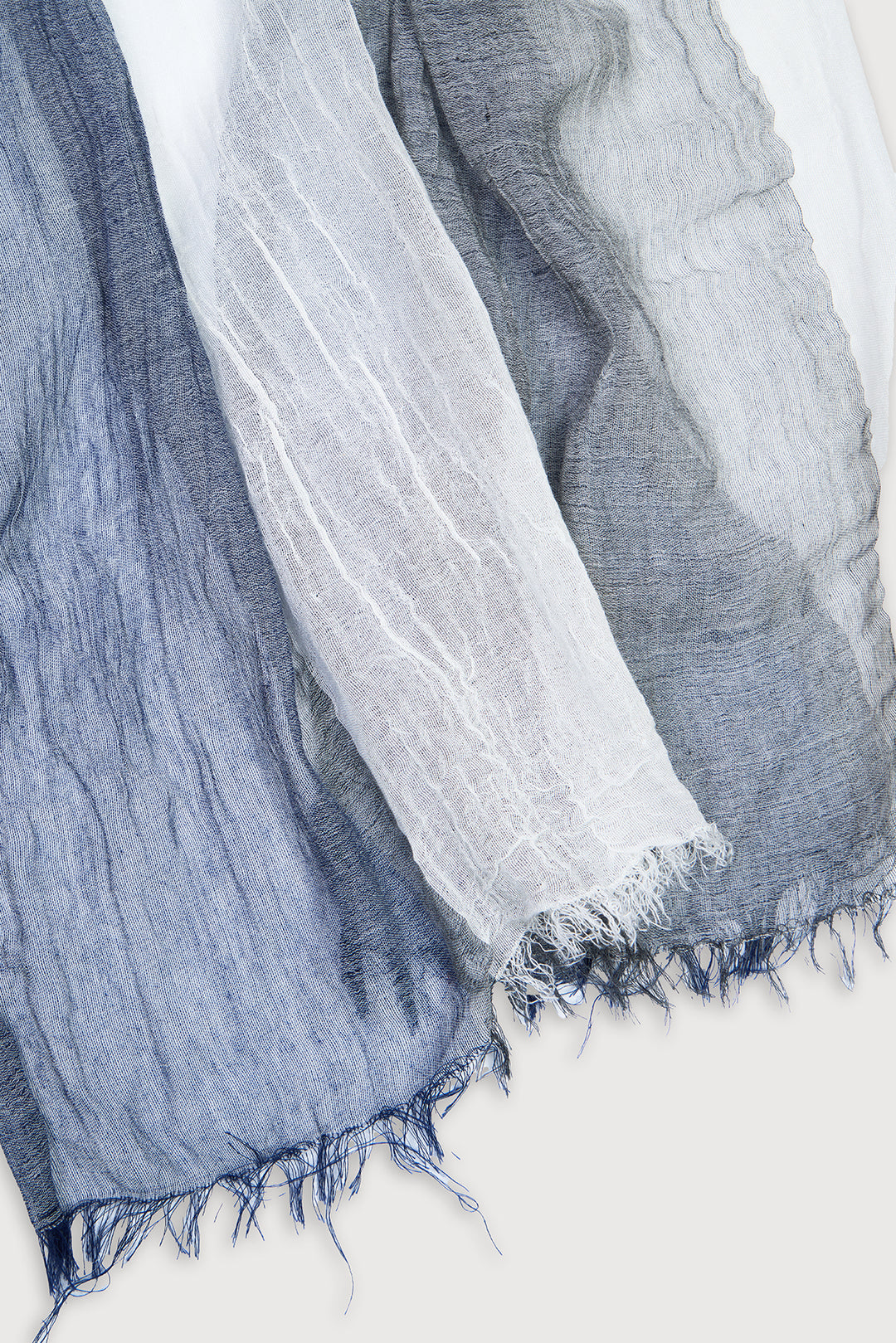 Striped Fringed Beach Scarf