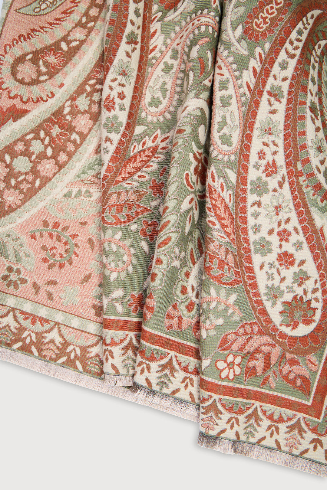 Paisley Motif Reversible Scarf