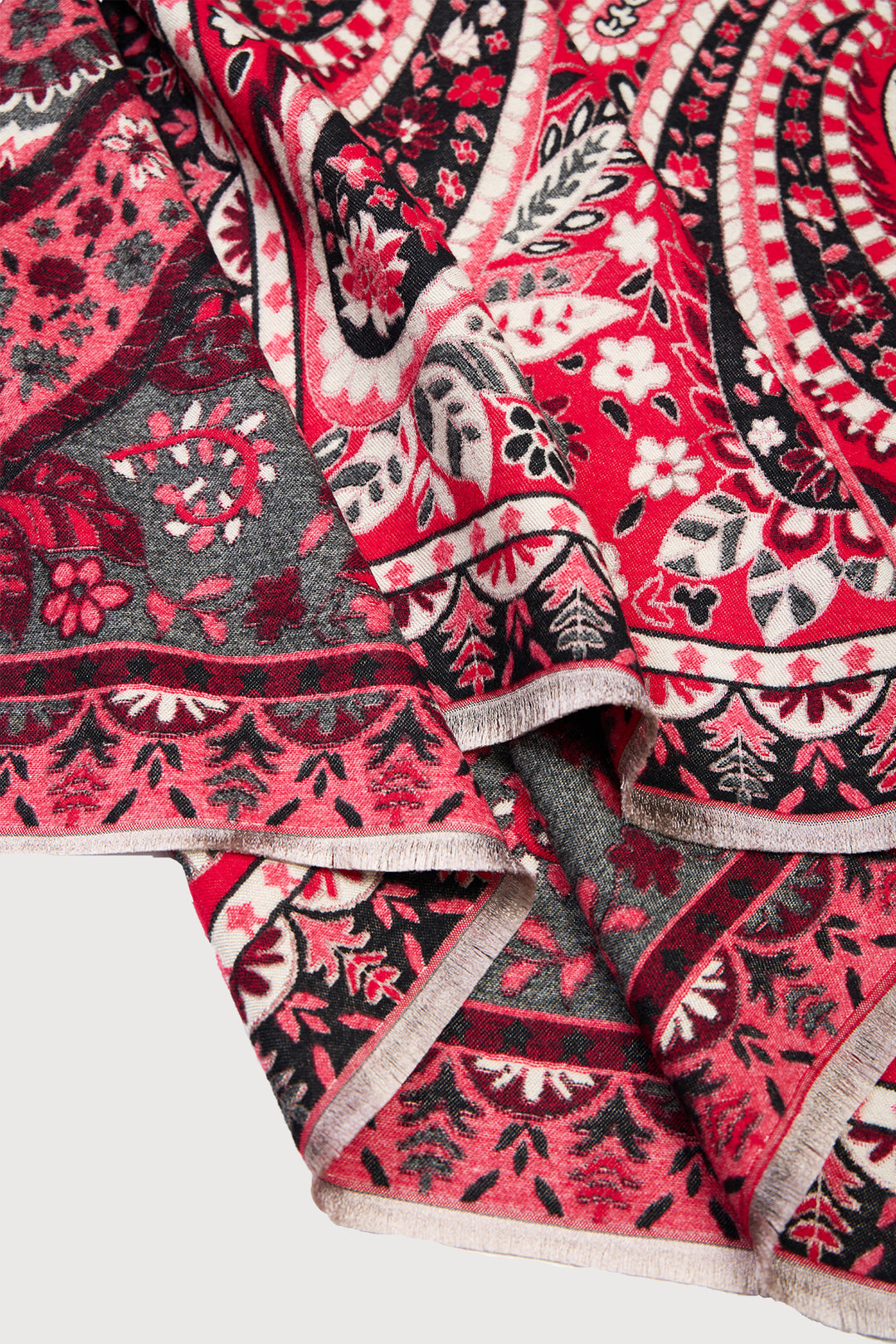 Paisley Motif Reversible Scarf