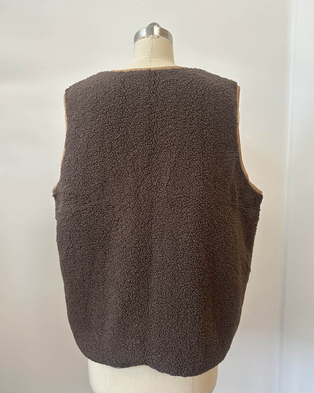 Vest Fleece Vegan Trim