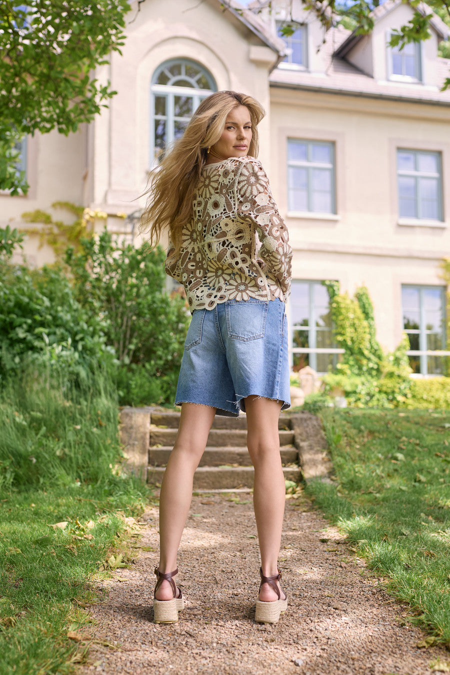 Flower Crochet Jacket