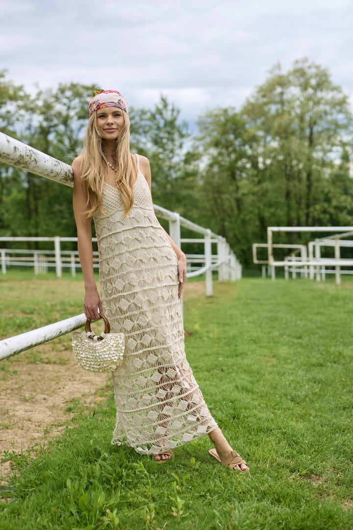 Diamond Crochet Knit Cover Up