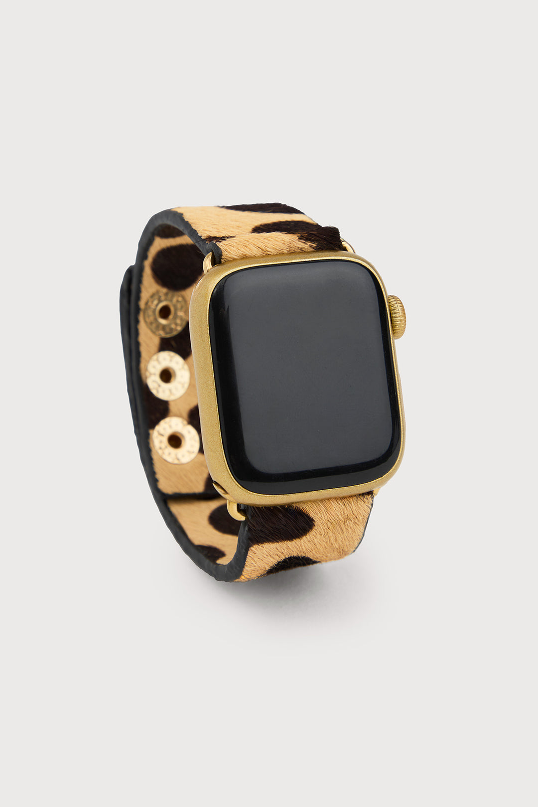 Cow Print Button Apple Band