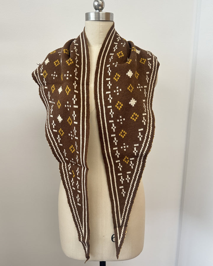 Foulard Knit Triangle Scarf