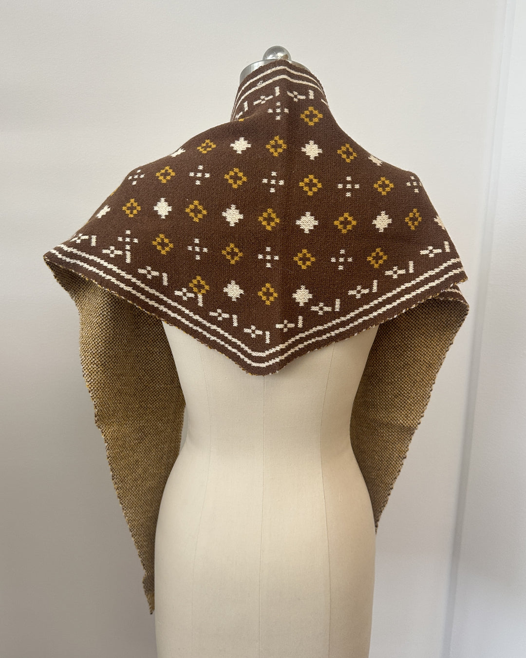 Foulard Knit Triangle Scarf