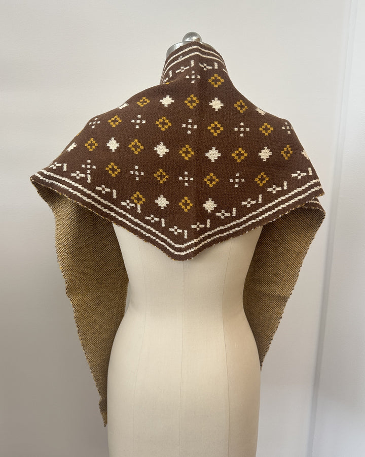 Foulard Knit Triangle Scarf