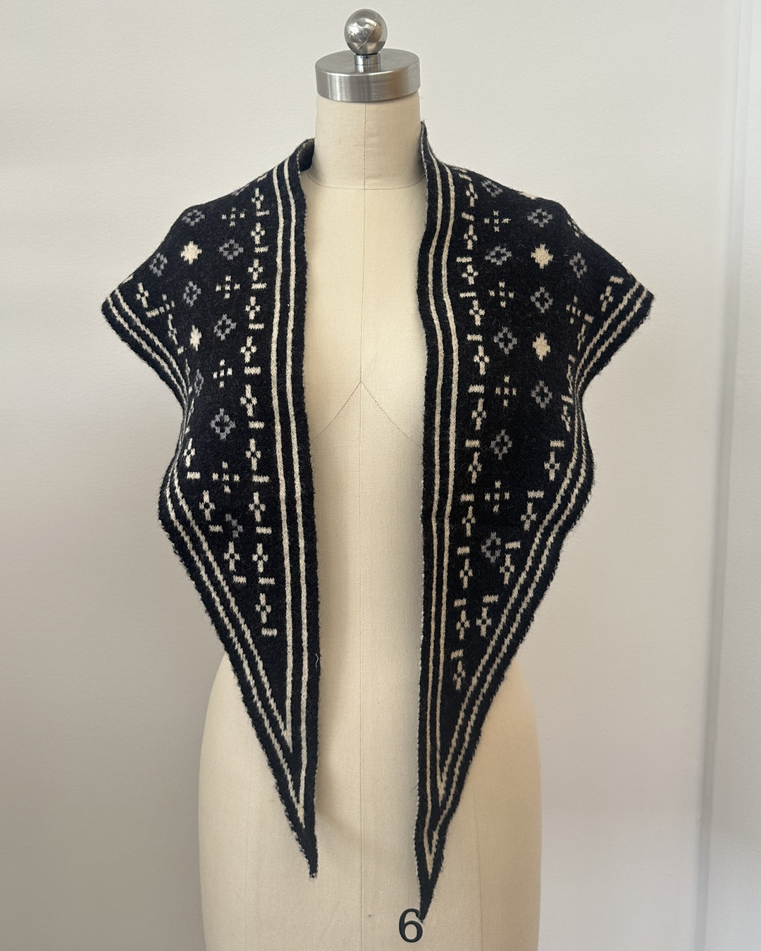 Foulard Knit Triangle Scarf