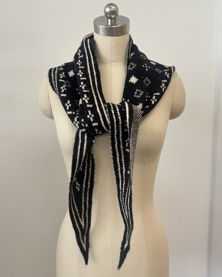 Foulard Knit Triangle Scarf
