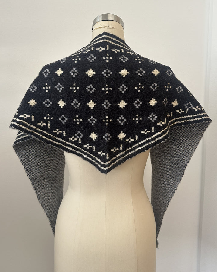Foulard Knit Triangle Scarf