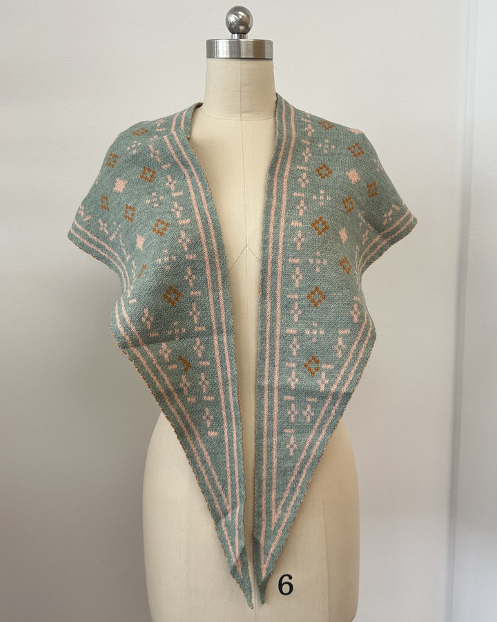 Foulard Knit Triangle Scarf