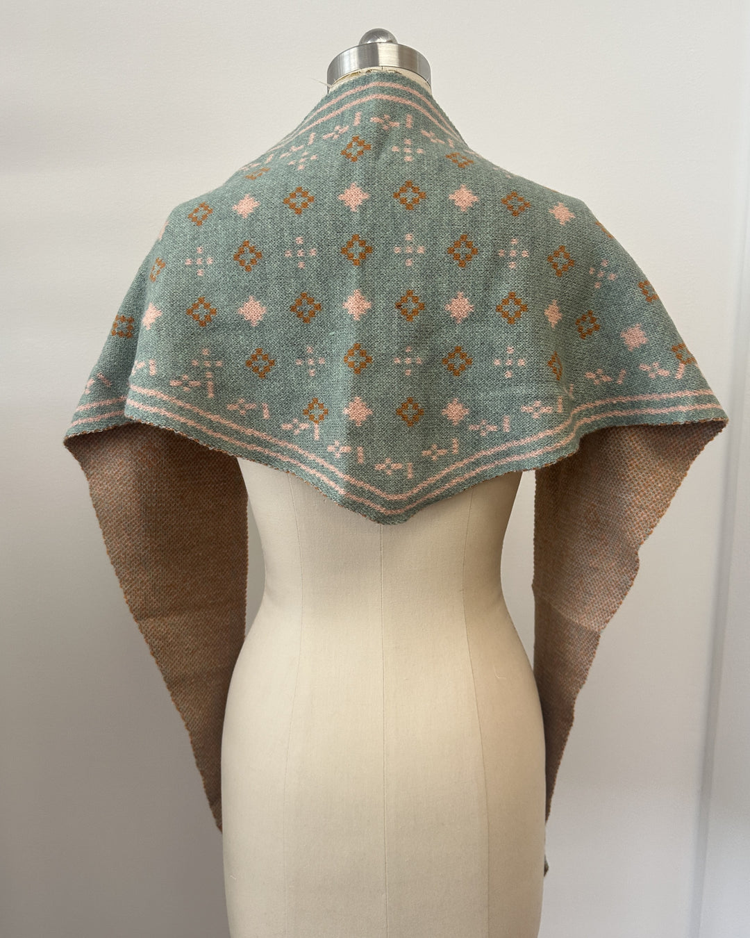 Foulard Knit Triangle Scarf