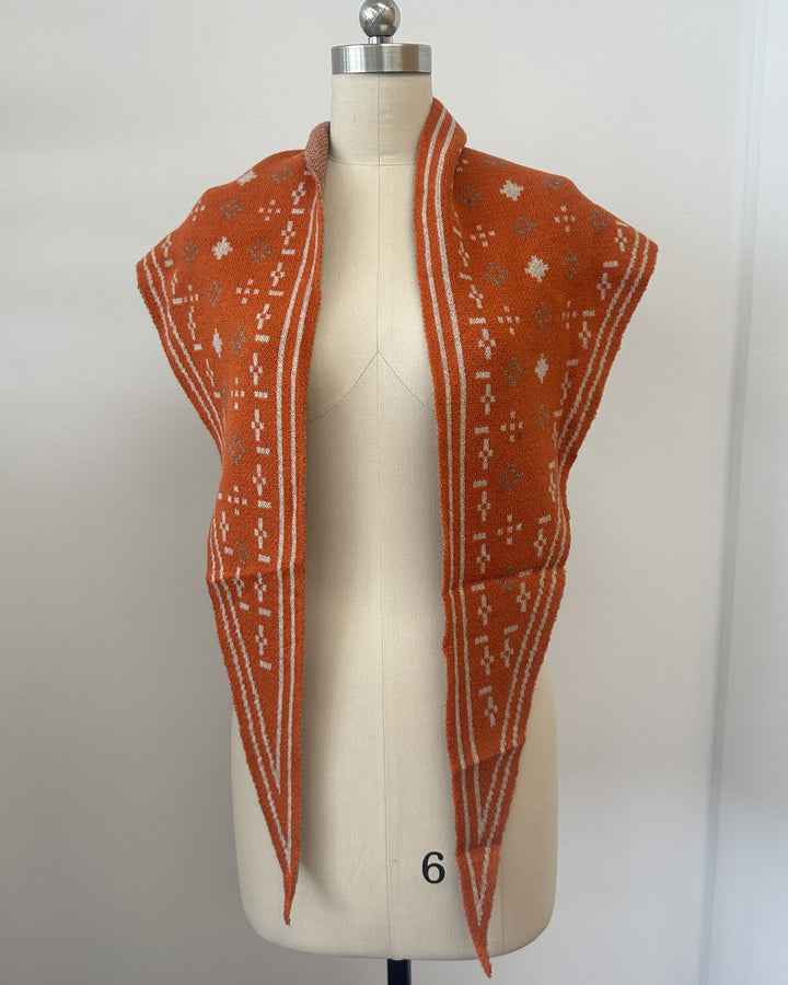 Foulard Knit Triangle Scarf