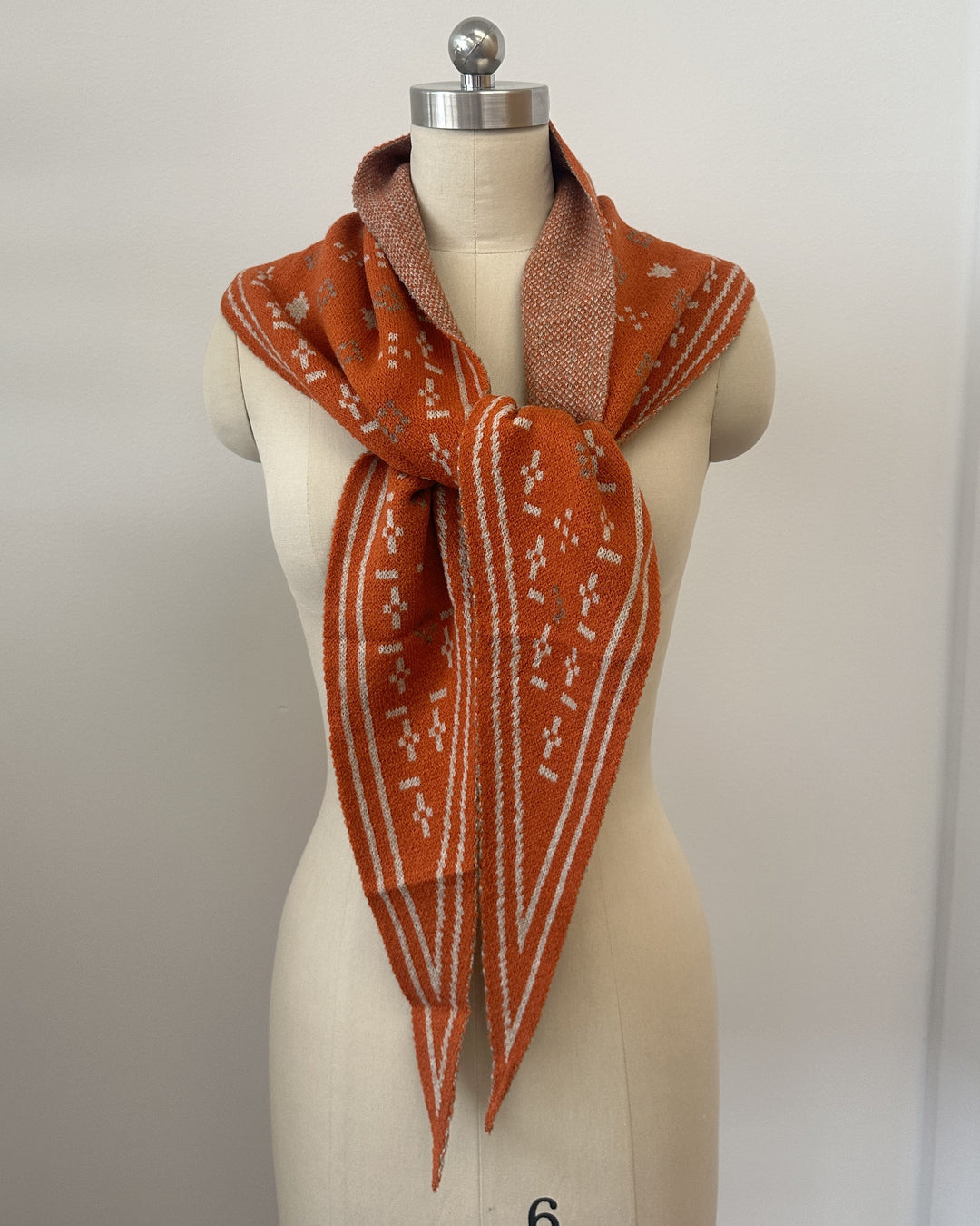 Foulard Knit Triangle Scarf