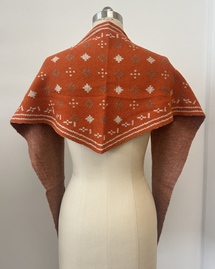 Foulard Knit Triangle Scarf