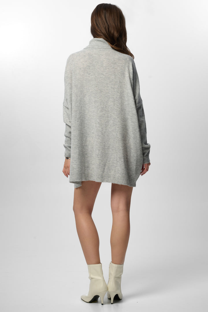Pearl Drop Turtleneck Sweater