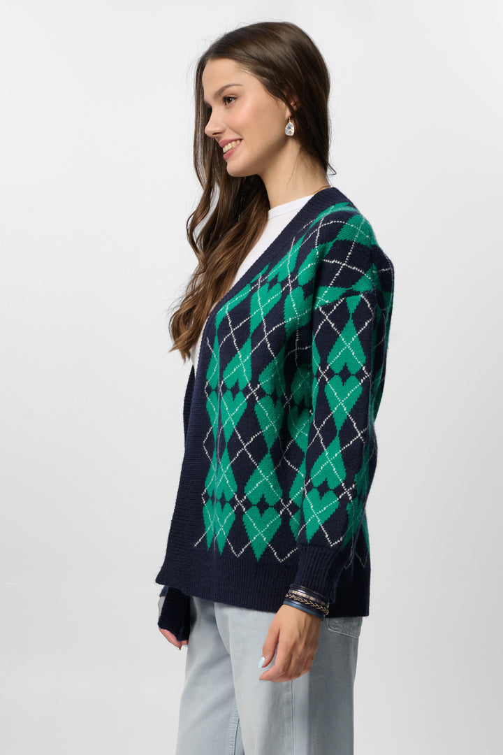 Grandpa Heart Cardigan
