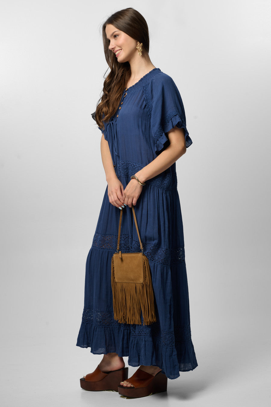 Cotton Long Cover Up Dress