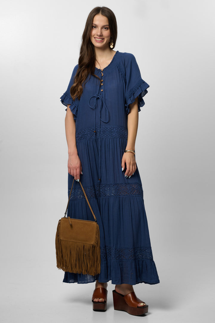 Cotton Long Cover Up Dress