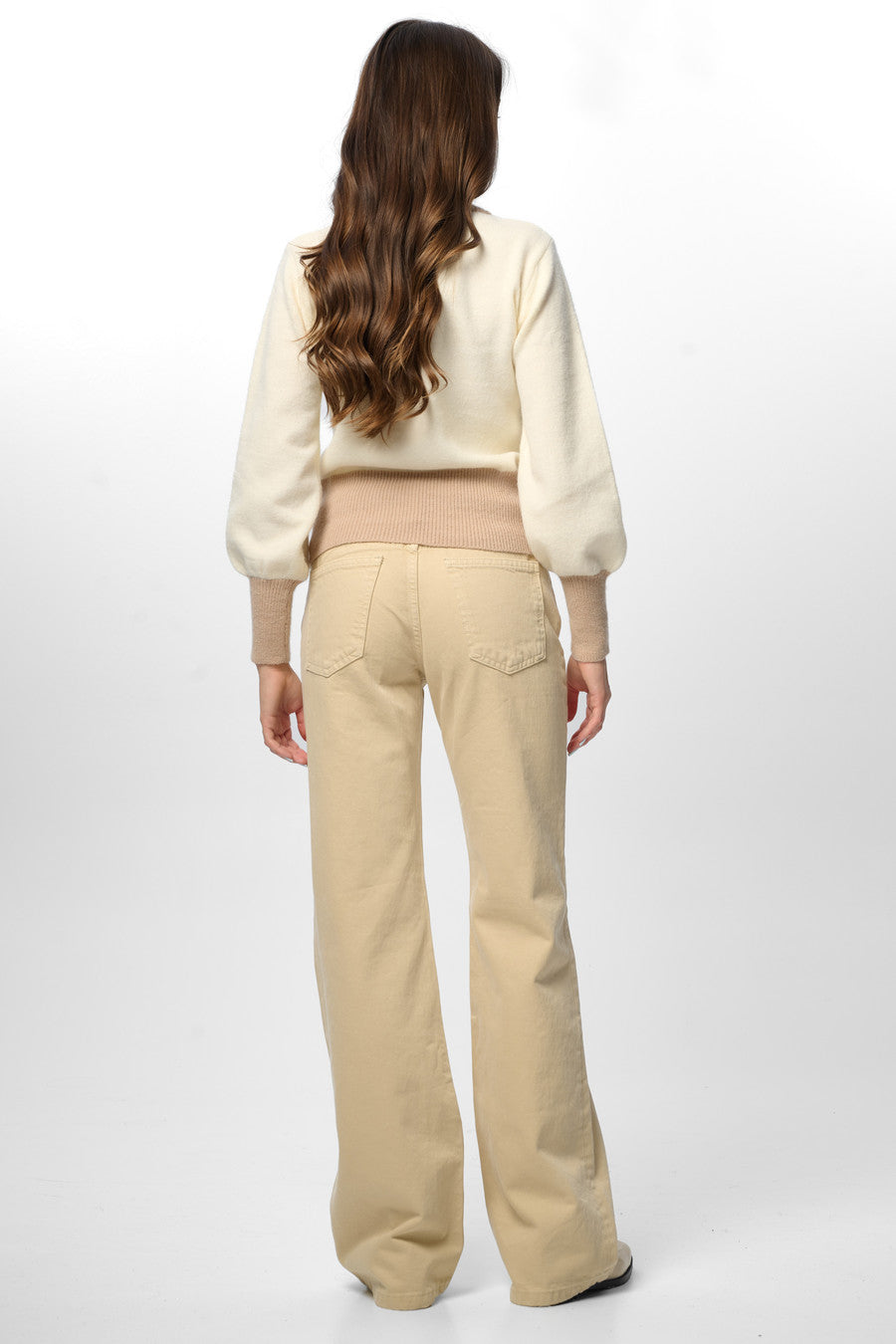 Ruffled Bloom Pullover Sweater