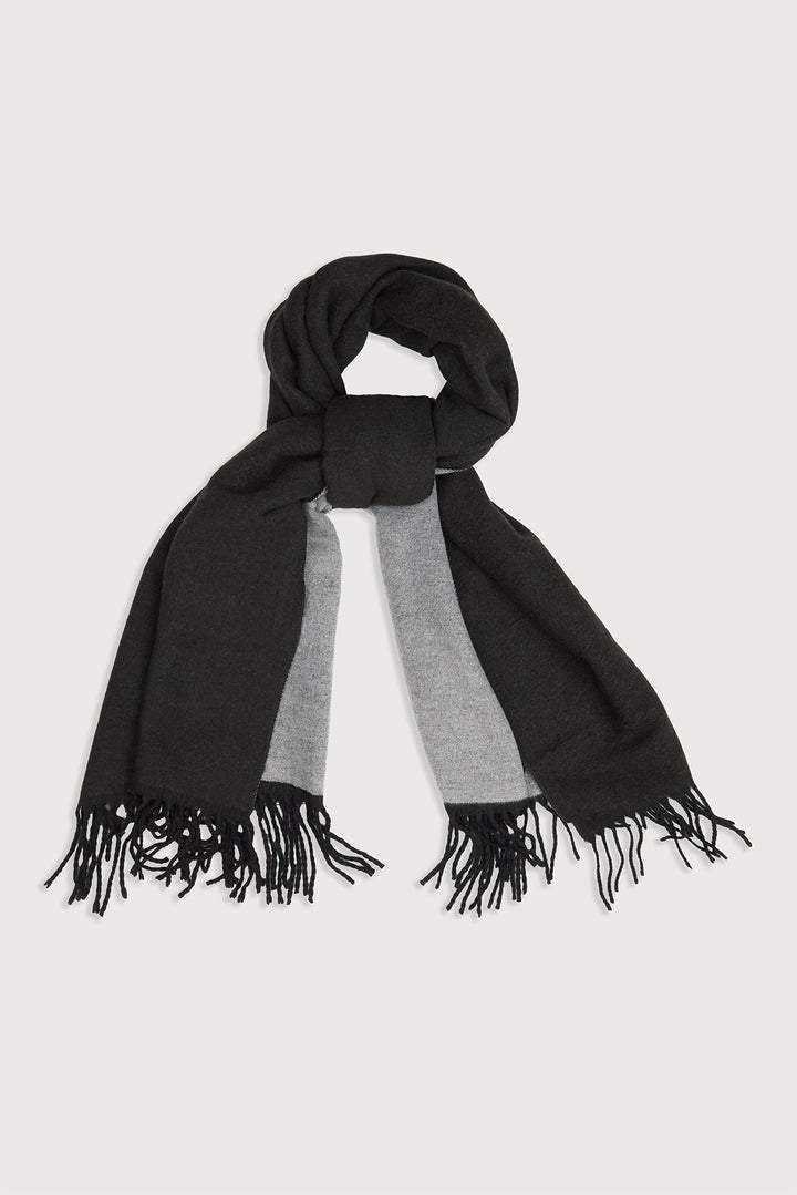 Solid Fringe Reversible Scarf