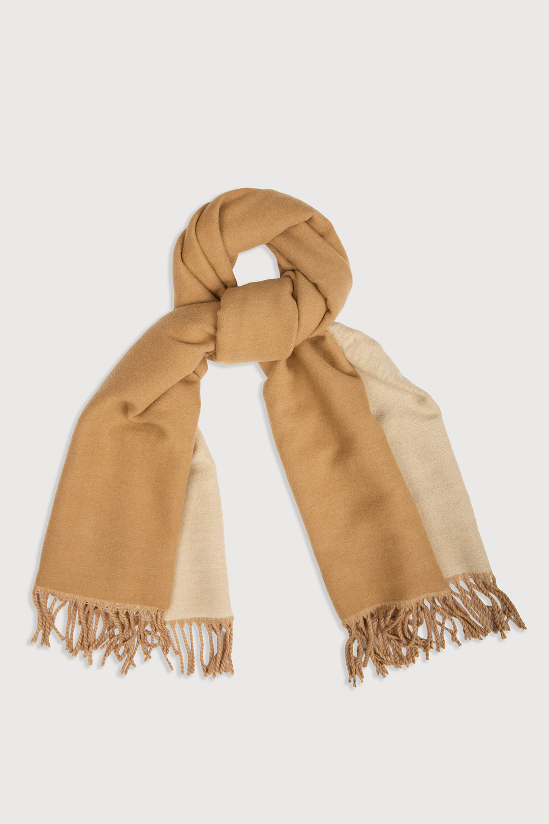 Solid Fringe Reversible Scarf
