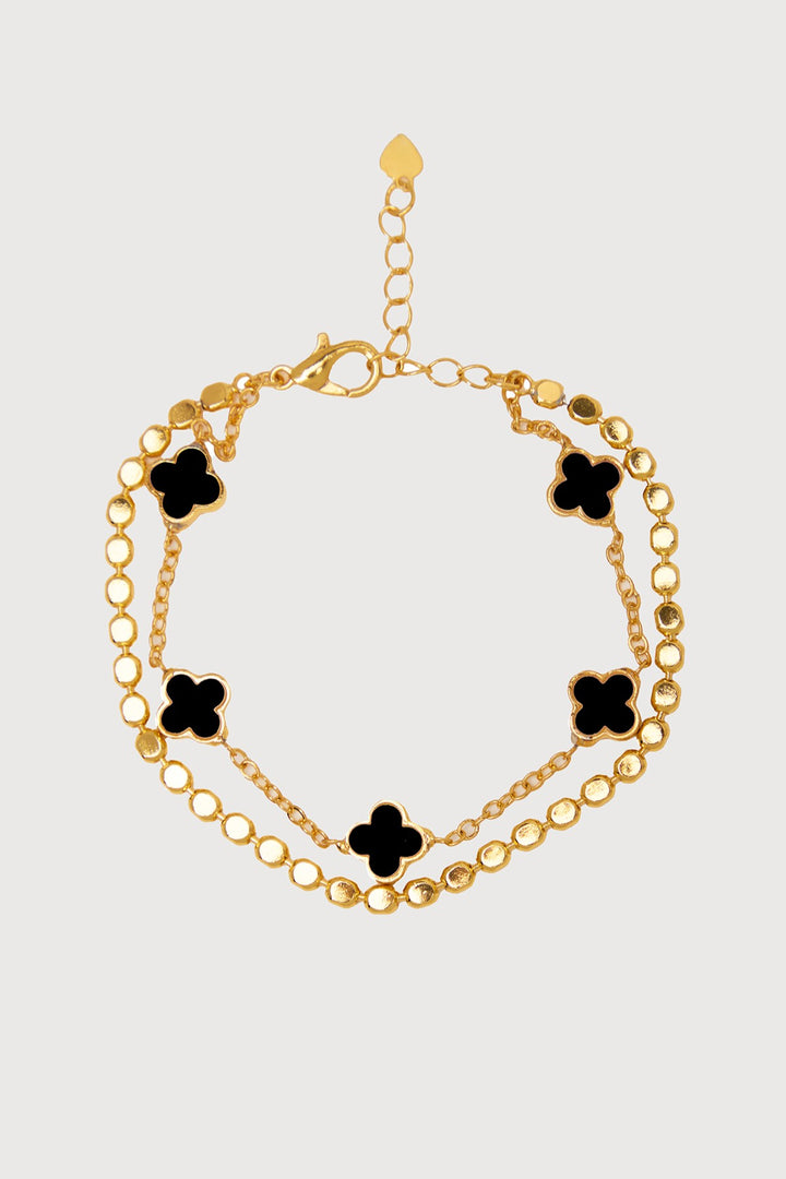 Multi Clover Charm Bracelet