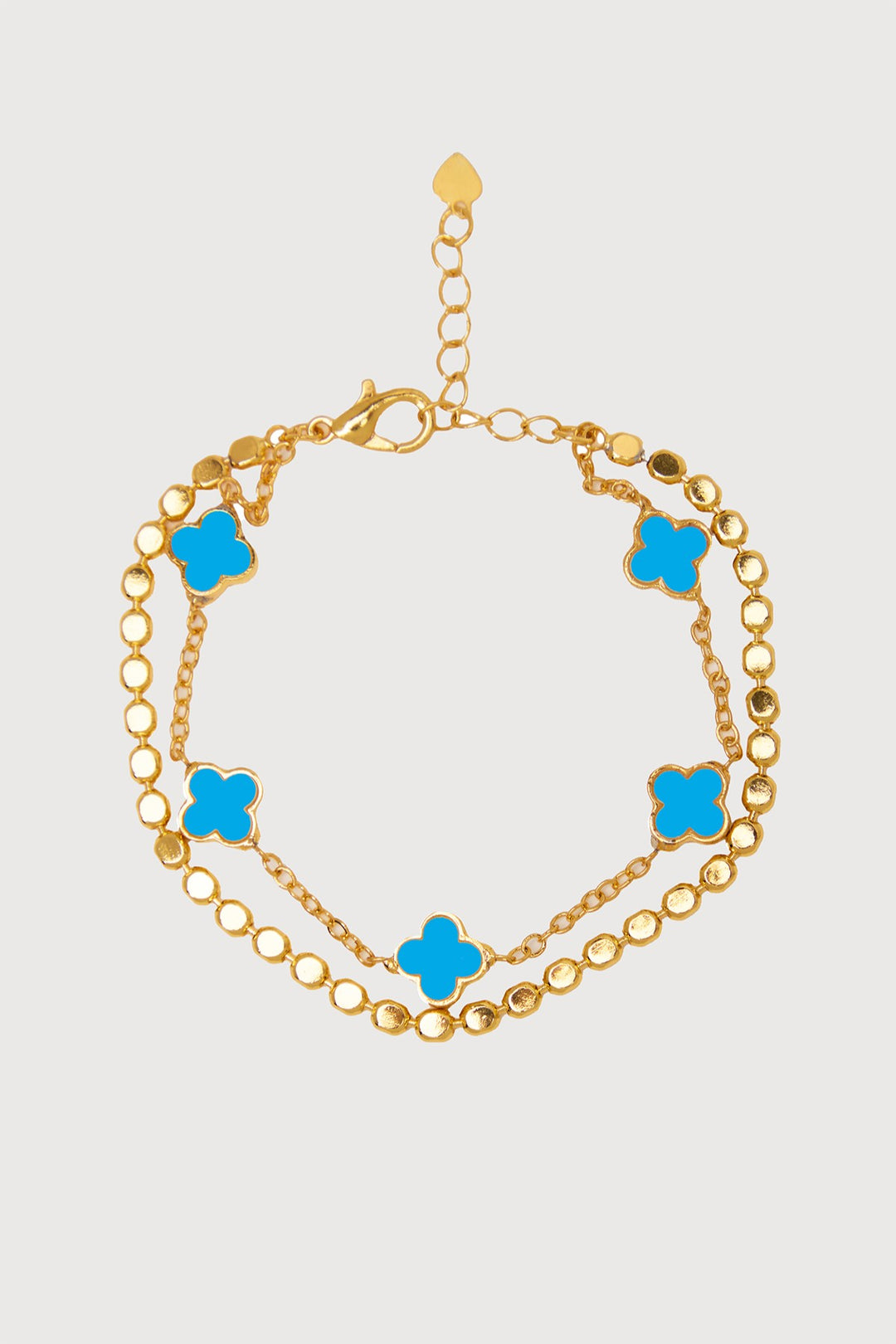 Multi Clover Charm Bracelet