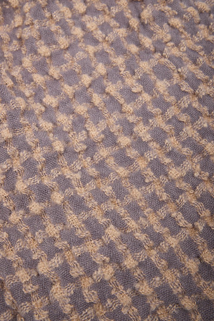 Crinkle Plaid Scarf