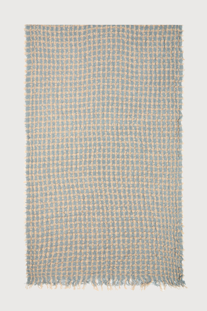 Crinkle Plaid Scarf