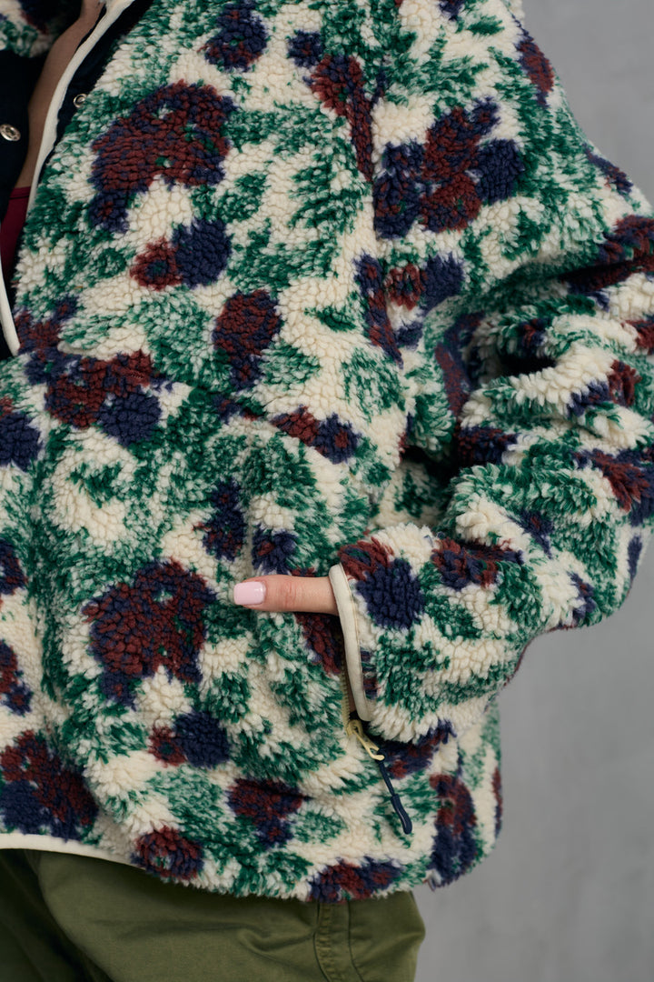 Floral Sherpa Jacket