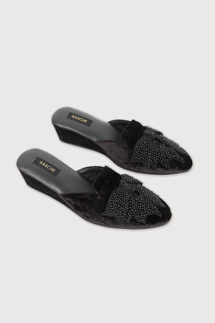 Velvet Bow Shoes