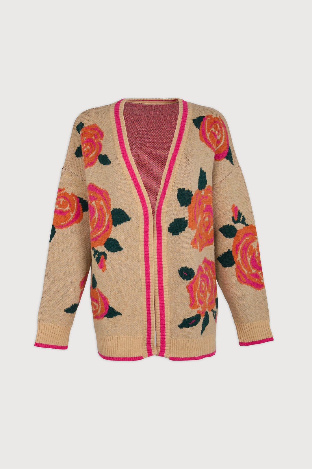 Flower Print Cardigan